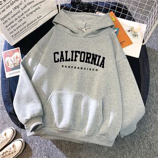 California Fashion Sweatshirts Plus Woman 2025 for Casu Size