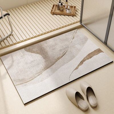 Non-Slip Diatomaceous Earth Bath Mat Soft and Safe Bathroom