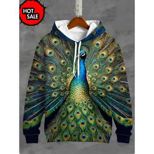 New Fashion Animal Hoodies For Man Tiger 3D Print Fall Sweat
