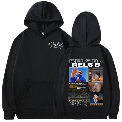 Rels B Flakk Smile Hoodies Boys Don't Cry Hooded Sweatshirts