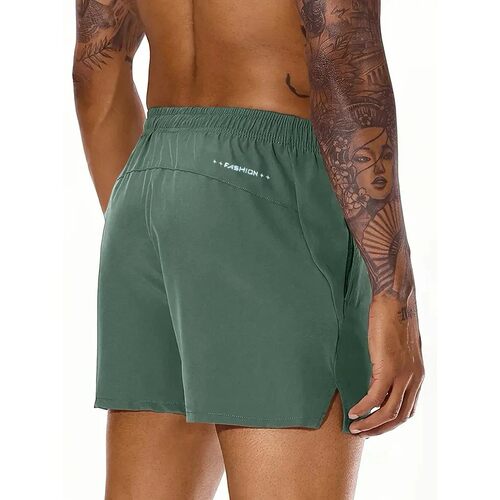 Men 2025 New  Summer Beach New Models Solid Color Fashion Le