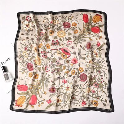 Luxury New Printed Scarves Women's Silk Scarf Spring and Sum