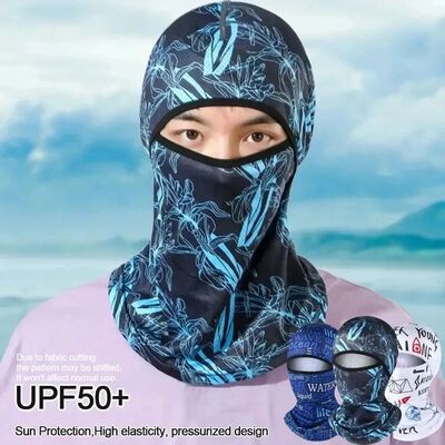 Summer Cool Balaclava Ice Silk Cycling Full Face Cap Sun Ant