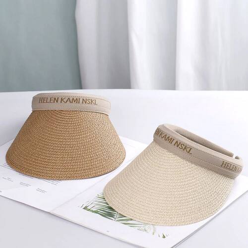 2022 hot sale Summer lady Empty Top Sun Visor Hat Summer str