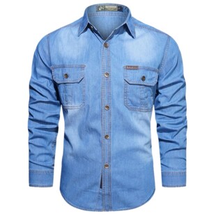 Men Den 2025 Sleeve Long Fashion New Autumn MARSHALL FREDD