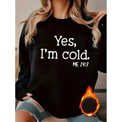 Graphic Y2k Letter Print Womens Hoodies Basic Warm Fleece Sw