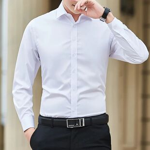 Men Solid Fashion Plus Classic Shirt Size Business New Color