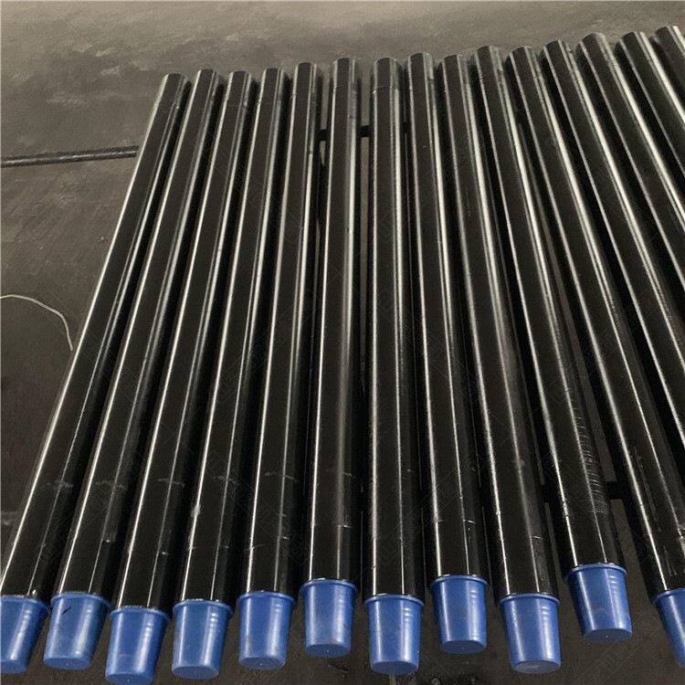 出售矿山地质圆钻杆 探水钻进钻机配件50圆钻杆 锥扣平扣73mm钻杆