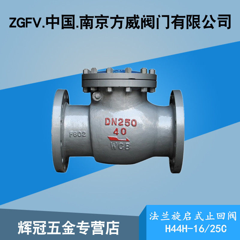 铸钢旋启式法兰止回阀 法兰逆止阀单向阀 蒸汽油品气体水用止回阀