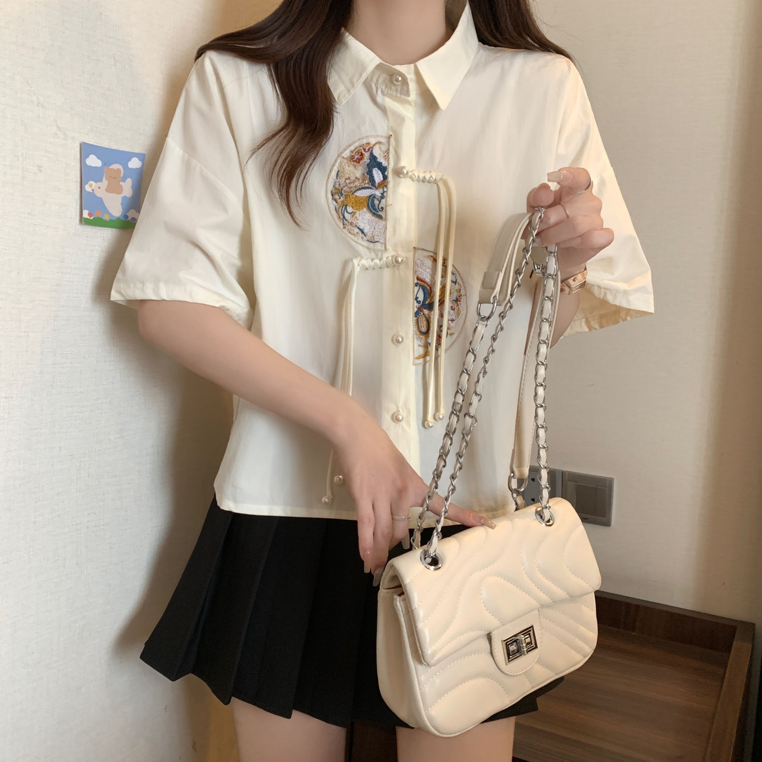 新中式女装国风衬衫夏季