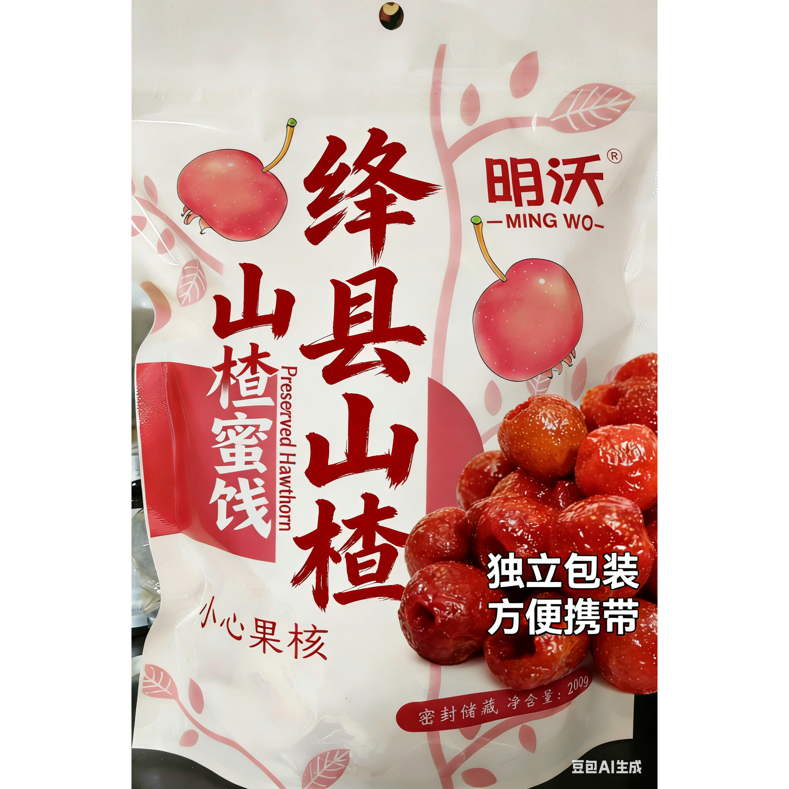 山西特产绛县山楂蜜饯果干蜜饯山楂凉果酸酸甜甜果脯