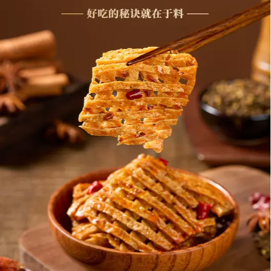 山西鸡汁豆腐串兰花干卤香豆腐串批发鸡汁豆腐串豆制品曲沃特产