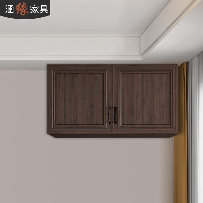 定制衣柜上的顶柜储物柜简约现代吊柜墙壁柜定做卧室收纳柜墙柜