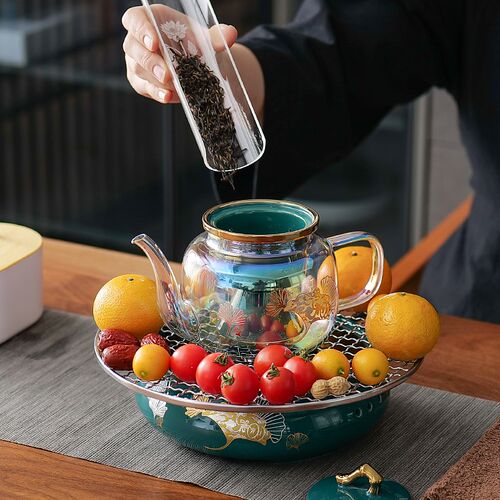电陶炉煮茶器套装家用泡茶办公室小型煮茶壶玻璃烧水茶壶蒸煮茶器
