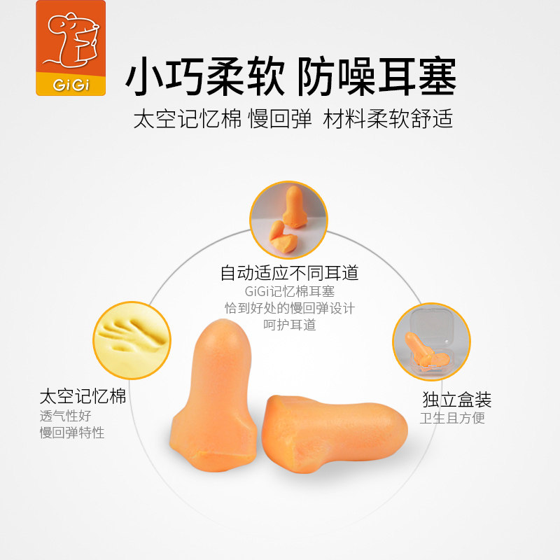 GiGi记忆棉U型枕护颈枕飞机旅行枕 颈椎枕头记忆午睡枕头眼罩套装
