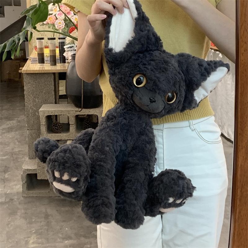 网红德文猫毛绒玩具现货卷毛猫玩偶公仔猫咪陪伴玩偶娃娃生日礼物