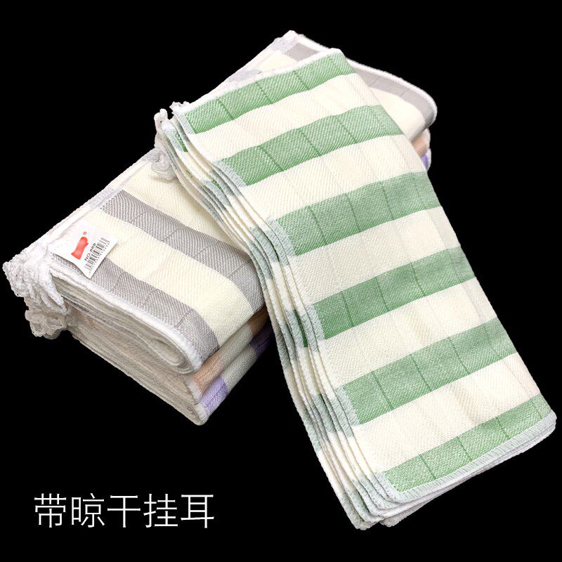厨房专用抹布不沾油10条洗碗布厚神奇魔力摸布儿童小方巾双面吸水