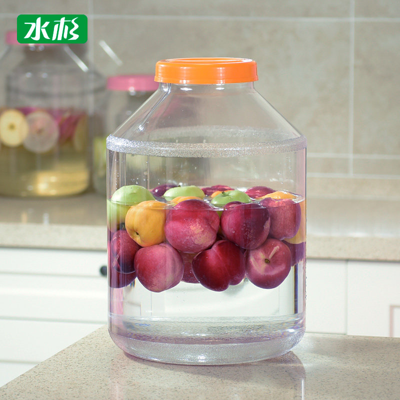 食品级水果酵素桶密封发酵桶自酿葡萄酒桶带盖家用10/15/20L升
