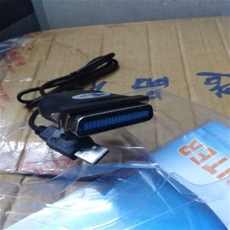 免驱USB打印机转换线 120线 USB并口打印线 老式打印机并口打印线
