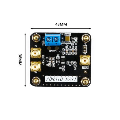 AD8310差分射频对数检波器模块 DC-440M高速电压输出对数放大器