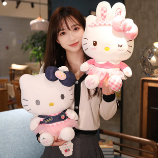 正版 hellokitty猫毛绒玩具创意凯蒂猫公仔情人节玩偶女生生日礼物