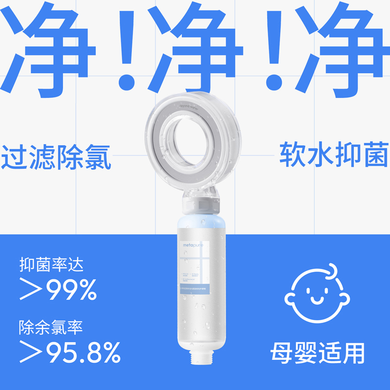 【99%抑菌】净水过滤抑菌花洒