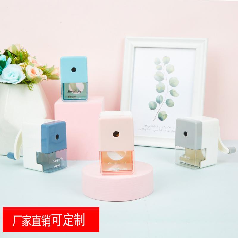 创意学习用品儿童礼物铅笔刀小学生奖品手摇卷笔刀自动进笔削笔器