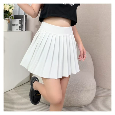 百褶裙无内衬安全裤半身裙JK风