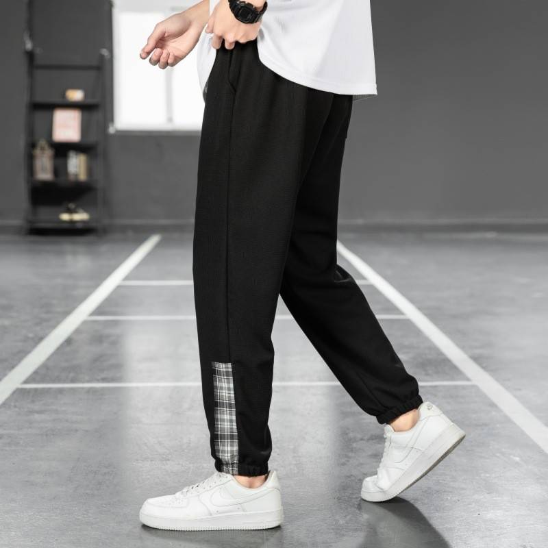 2023年新款休闲卫裤男士哈伦裤韩版宽松百搭束脚裤新品潮牌运动裤