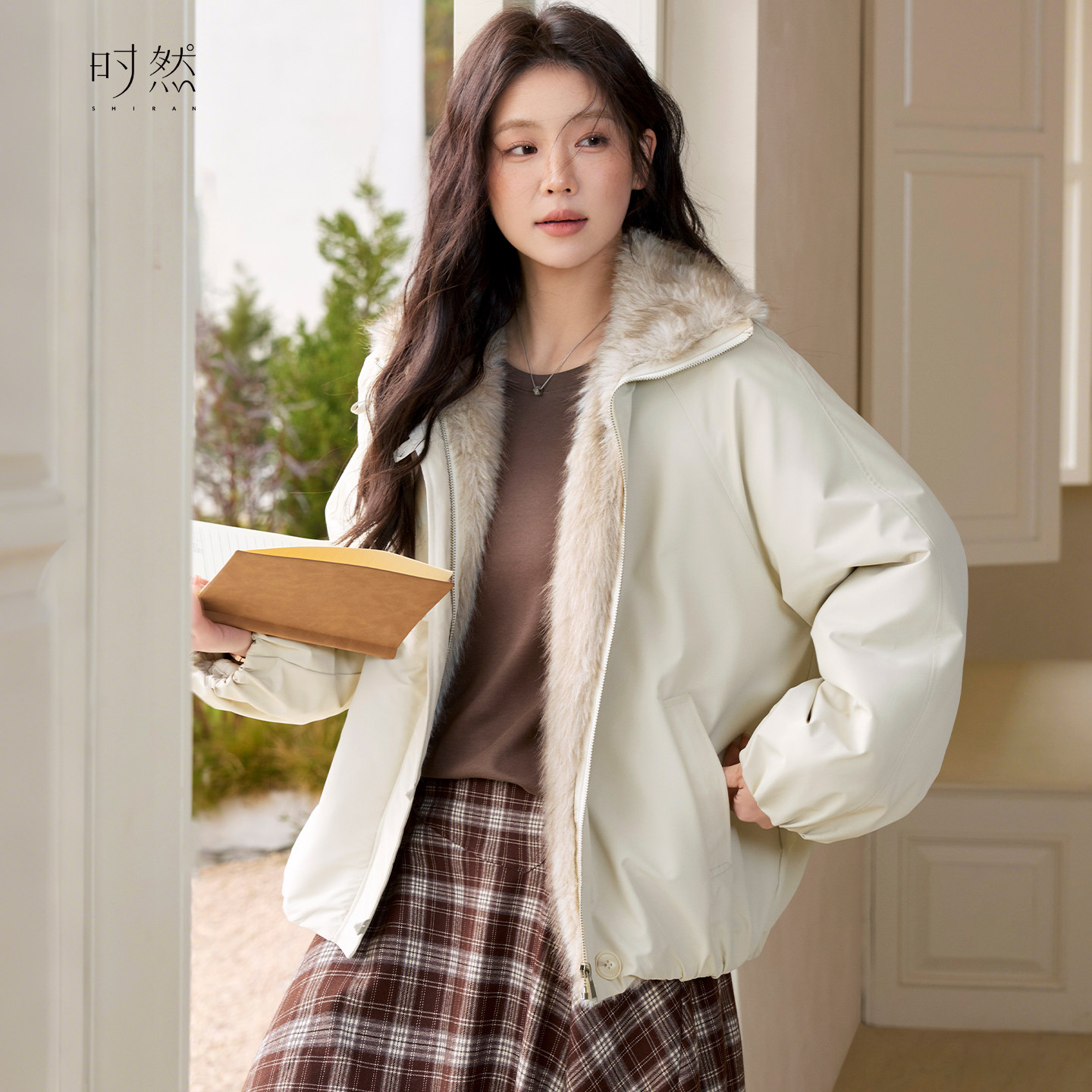 时然大码毛领棉服微胖mm冬季女装纯色棉衣加厚棉袄上衣新款外套,女装/女士精品,常规大码外套,淘宝优惠券,粉丝福利购,淘宝优惠卷