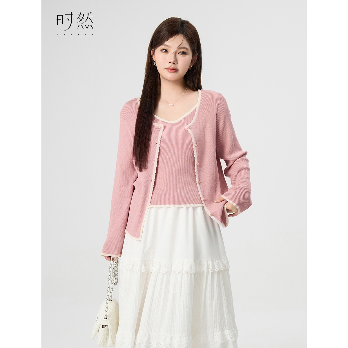 时然内搭大码胖mm显瘦遮肚