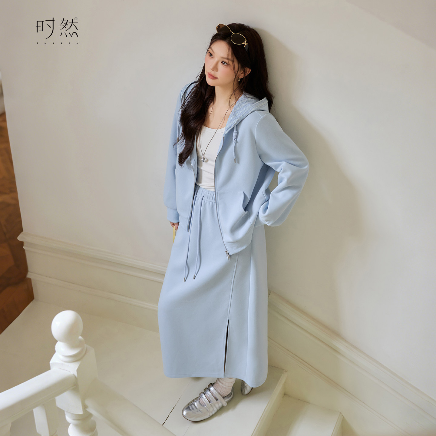 时然大码连帽卫衣外套微胖mm春秋新品卫衣时尚套装套装女装亲肤,女装/女士精品,大码内搭,淘宝优惠券,粉丝福利购,淘宝优惠卷