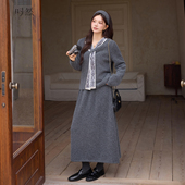 微胖MM25年冬装 女生上衣设计V领气质针织衫 毛衣毛衫 时然大码 新款