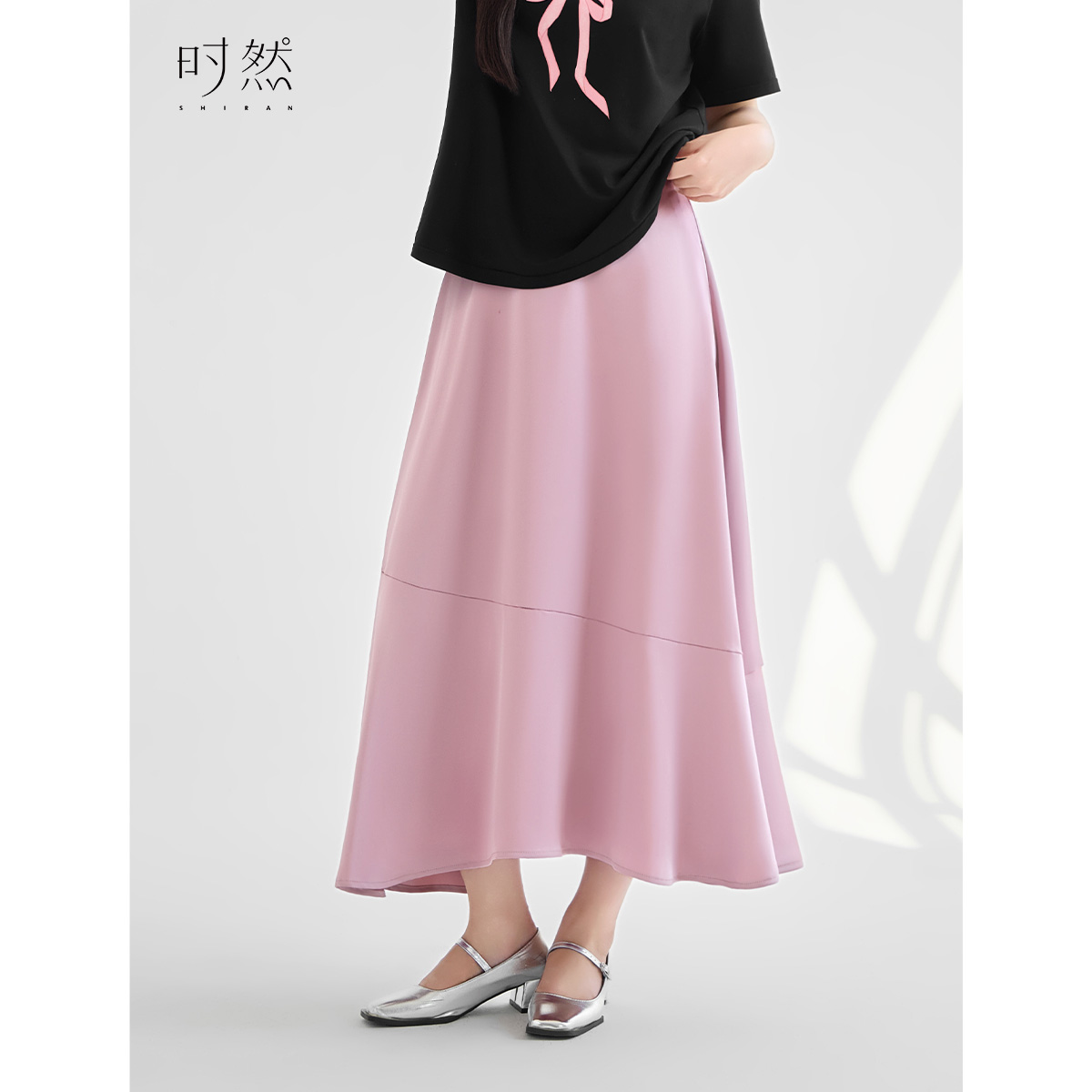 时然大码绝美半身裙显瘦