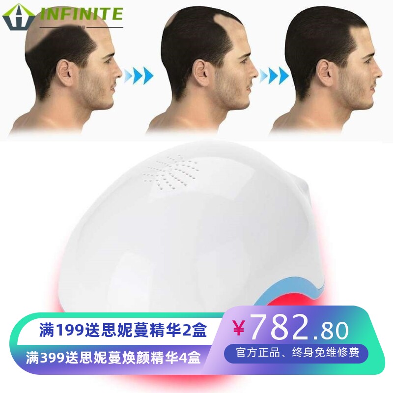 外贸激光生发头盔 80课灯珠LED红外激光帽防掉发帽头盔 厂家直销