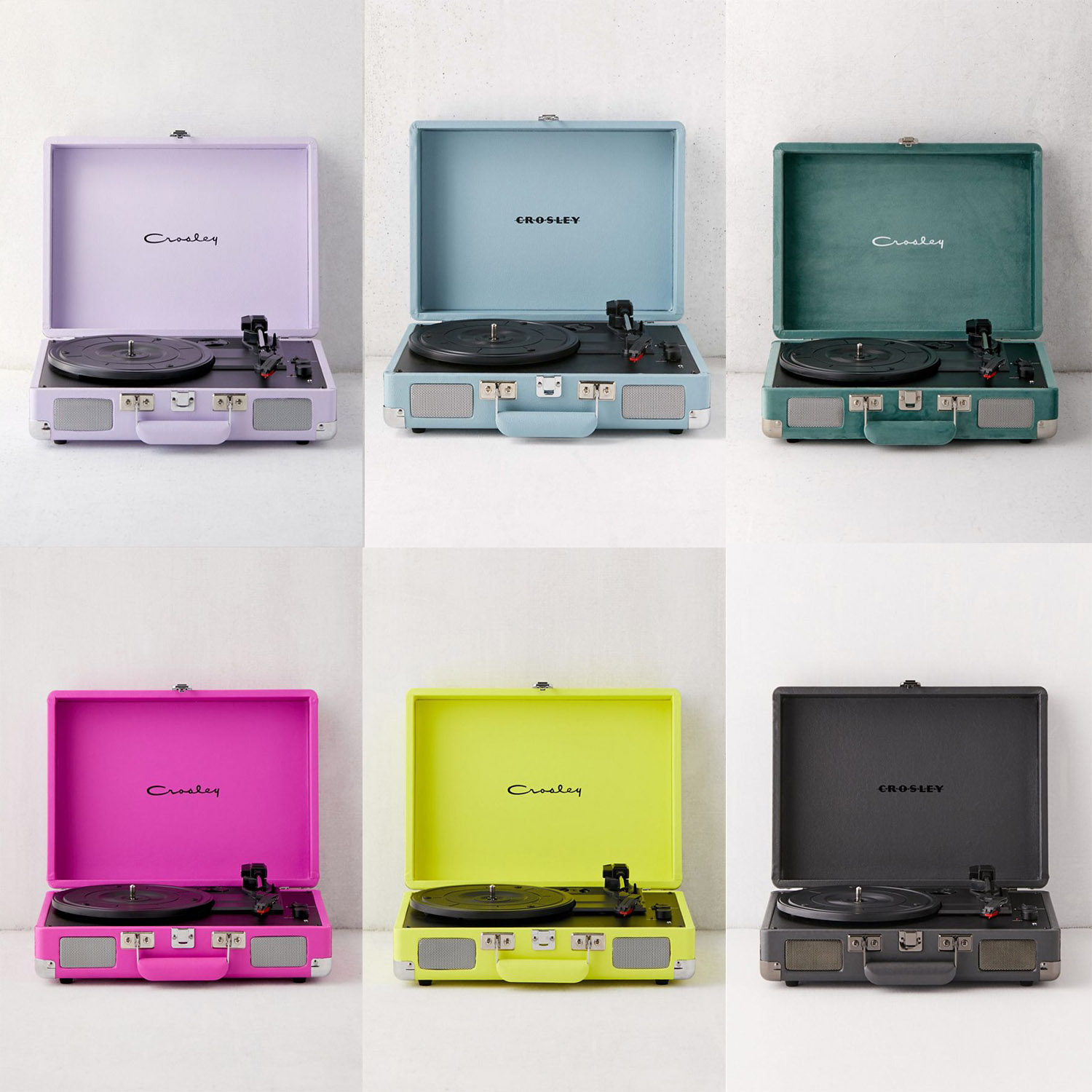 美国crosley黑胶唱片机蓝牙唱机 留声机 家用便携手提唱片机 音响