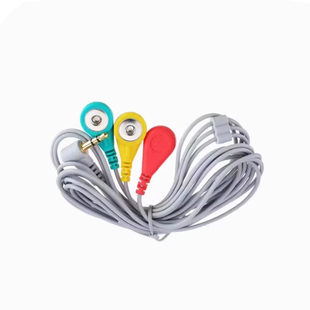 心电ECG心率EKG肌肉电EMG传感器配件耳机插头3.5导联线开发板配件