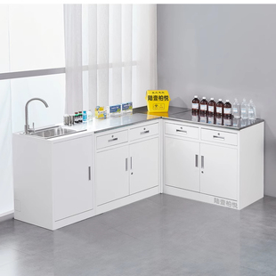 医用处置台治疗室工作台医院实验室不锈钢诊所西药柜诊断桌配药柜