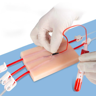 仿真皮肤抽血采血练习医学生护士打针输液Y管静脉注射穿刺模块型