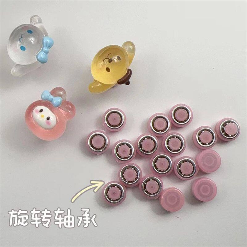 会转动的3d立体旋转轴承滚轴水杯贴手机壳贴办公桌贴趣味好玩