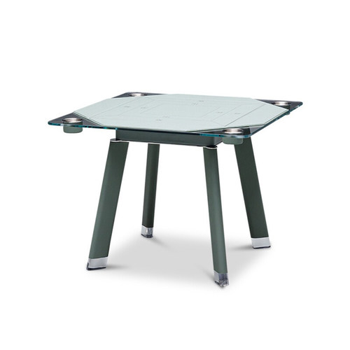 轻奢正方形棋牌桌钢化玻璃棋牌桌