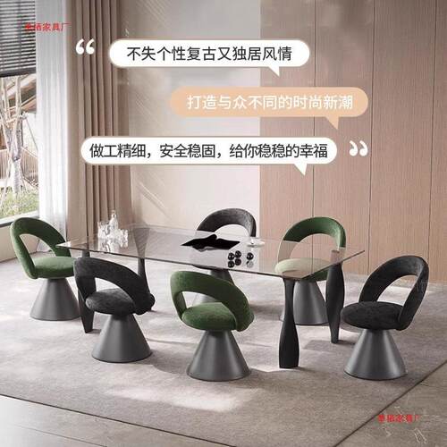 古ZOS风梳妆感凳休闲椅旋转家用创意桌椅卧餐室化靠背妆椅子