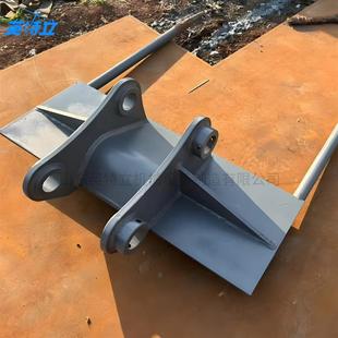 挖机叉草堆叉子二齿秸秆回收垛叉前IFL挖端属具冻机方包麦草垛叉