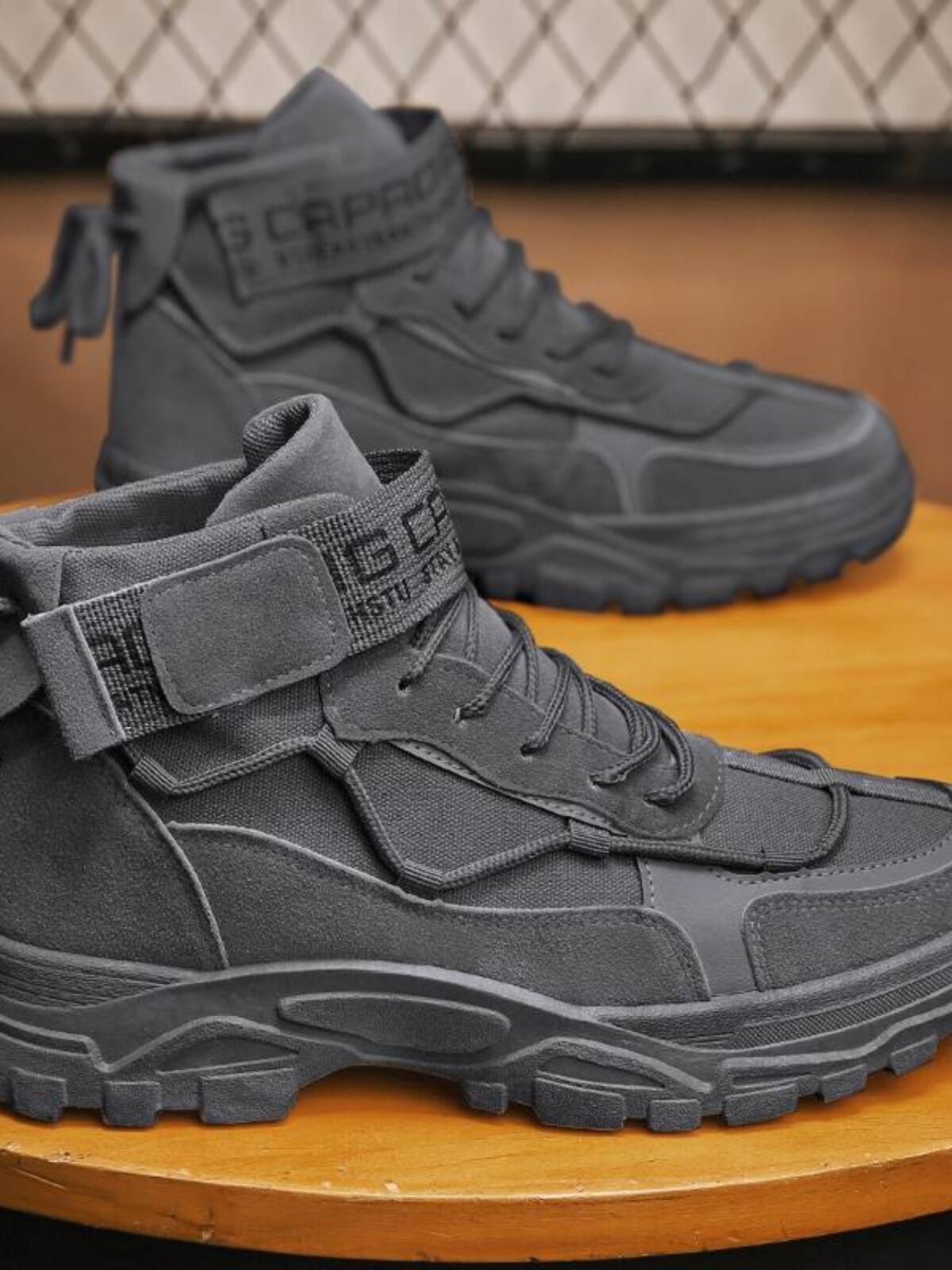 MARTIN BOOTS MENS HIGH-TOP SHOES SUMMER FLEECE COTTON SHOES OUTDOOR SPORTS WOLF WARRIORS MENS DESERT OVERALLS COMBAT TRAINING BOOTS