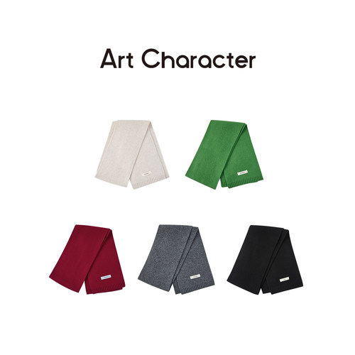 ARTCHARACTER100%羊毛围巾