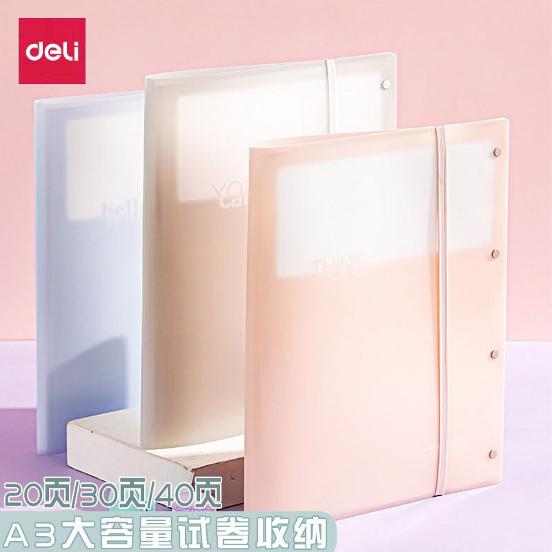 得力P53浅调印象资料册文件夹册