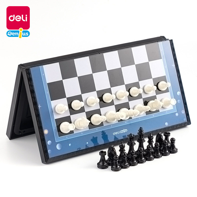 得力YW110-G国际象棋中号折叠棋