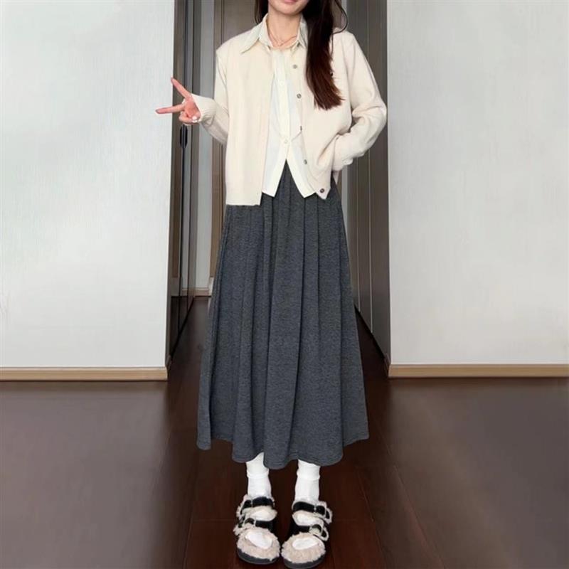义乌市玺玥贸易山本裙女秋冬2023年新款垂感高腰a字中长款伞裙显高性价比高么？