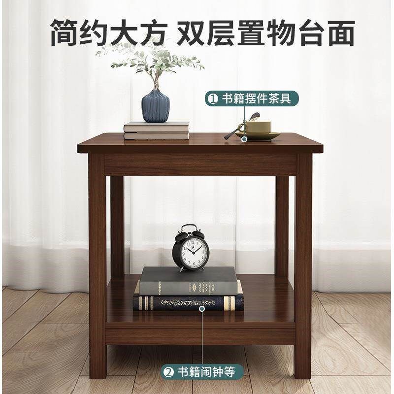 茶几客厅角落小边几简约家用迷你沙发边桌侧边小方桌中式小台子