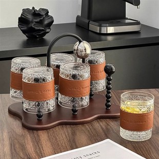 精选金卡佰水杯套装家用喝水茶杯玻璃杯大容量乔迁新居高级感杯子